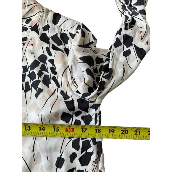 Richard Allan x H&M Multicolor Long Sleeve Blouse Women Size 0 | 13-11 - Picture 6 of 6